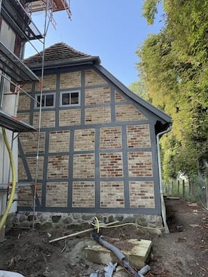 Remise Fertigstellung Nordfassade